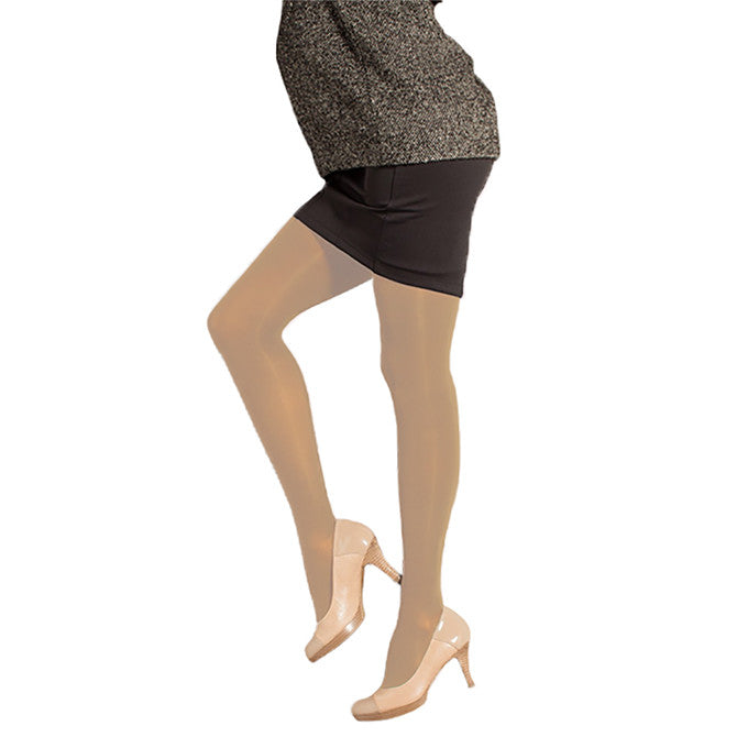 Preggers by Therafirm Opaque Maternity Pantyhose - 20-30 mmHg - Sand