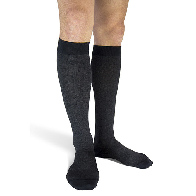 Sigvaris Compression Socks Graphite Heather Microfiber Women