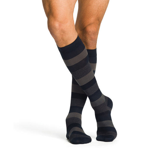 Sigvaris Style 832 Microfiber Patterns Men's Socks 20-30 mmHg - Sigvaris Style 832 Microfiber Patterns Men's Socks 20-30 mmHg