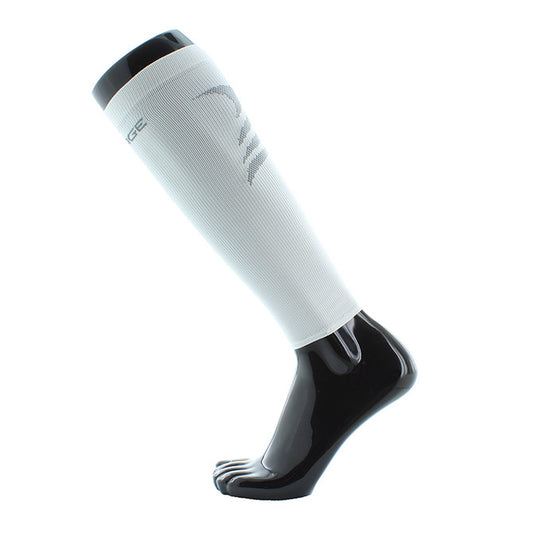 UPSURGE Sports Compression Calf Sleeves 20-30 mmHg - UPSURGE Sports Compression Calf Sleeves - 20-30 mmHg - White 