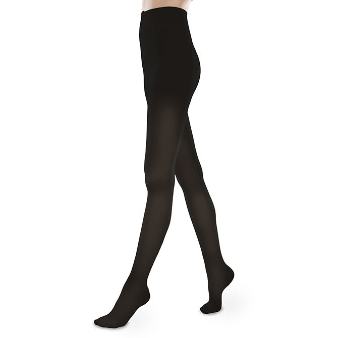 Therafirm EASE Sheer Closed Toe Pantyhose - 15-20 mmHg - Black