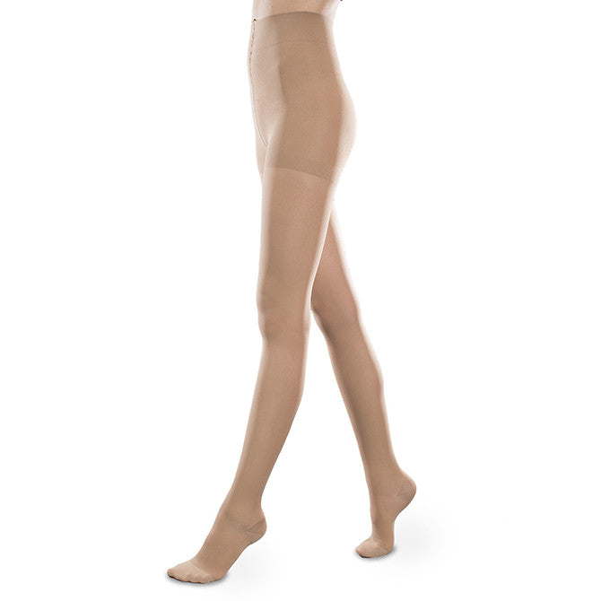 Therafirm EASE Sheer Closed Toe Pantyhose - 15-20 mmHg - Sand