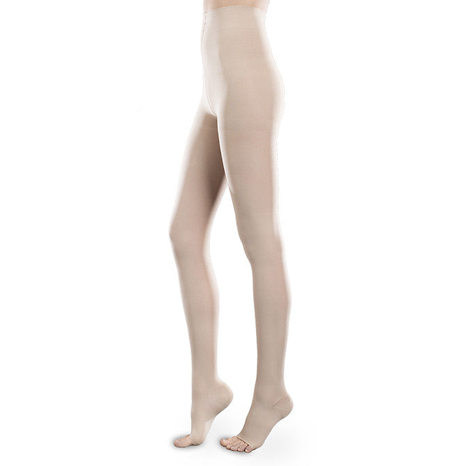 Therafirm EASE Sheer Open Toe Pantyhose - 20-30 mmHg - Natural