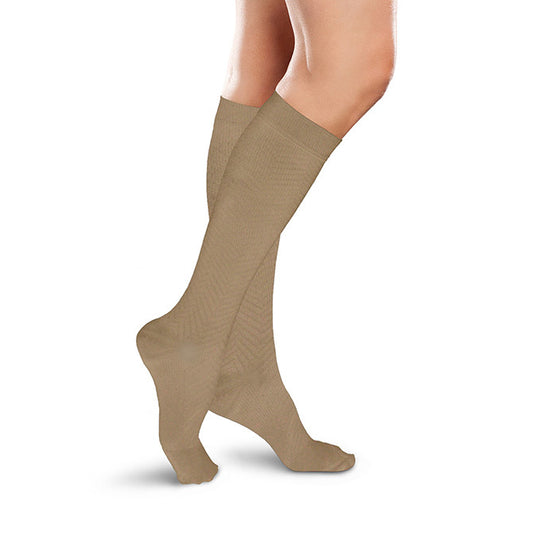 Therafirm Ease Women's Trouser Socks 15-20 mmHg - Therafirm Ease Women's Trouser Socks 15-20 mmHg - Khaki