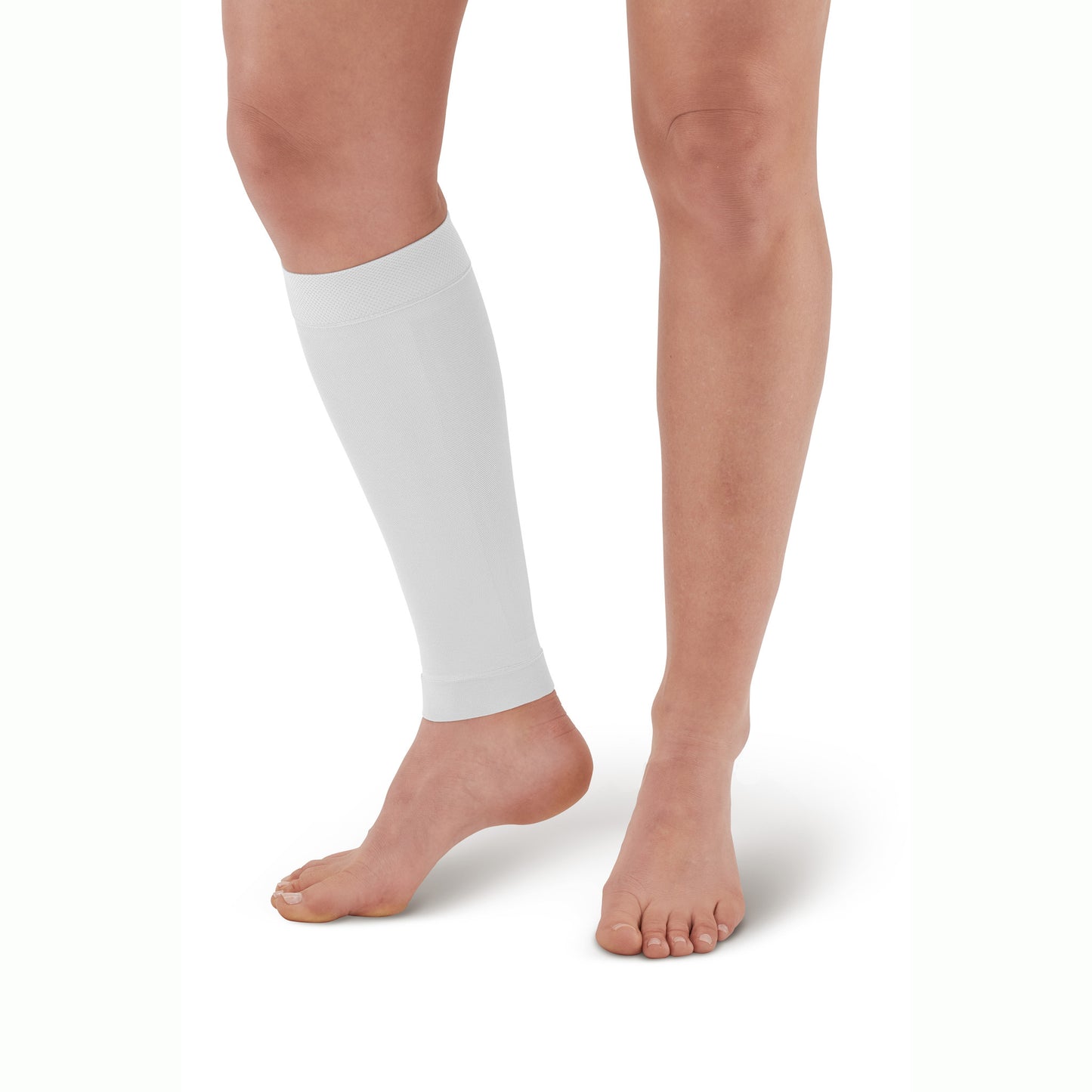 AW Style 510 Microfiber Compression Calf Sleeve - 20-30 mmHg (Single) - White