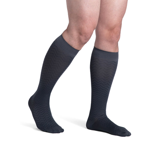 Sigvaris Style 832 Microfiber Patterns Men's Socks 20-30 mmHg - Sigvaris Style 832 Microfiber Patterns Men's Socks 20-30 mmHg