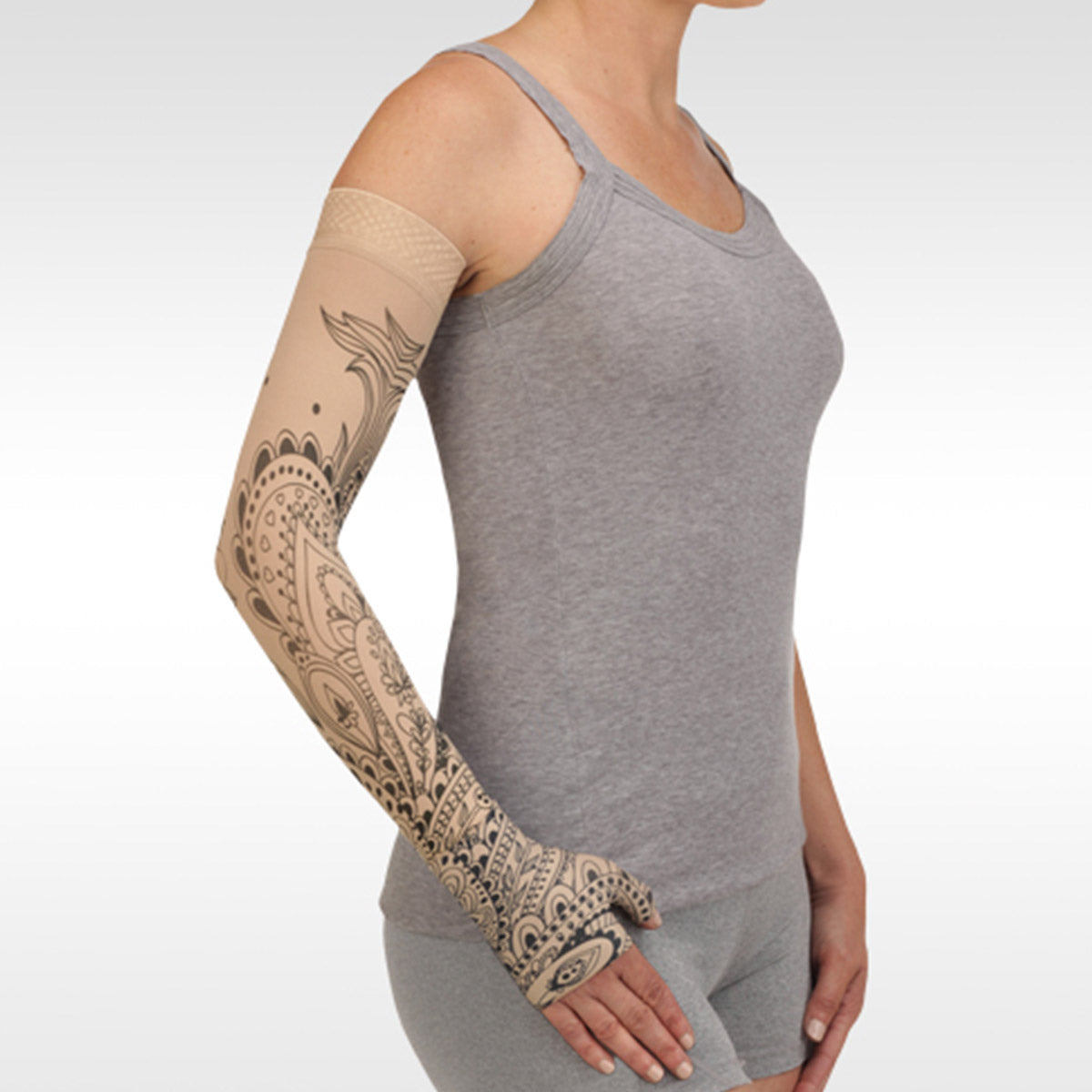 Juzo Soft 2001 Print Boho Armsleeve Boho Spirit Henna