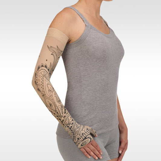 Juzo Soft 2001 Print Boho Spirit Henna Armsleeve 20-30 mmHg - Juzo Soft 2001 Print Boho Armsleeve Boho Spirit Henna