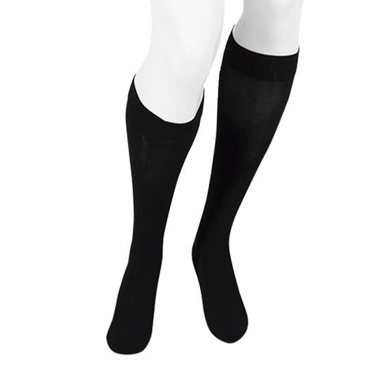 Juzo Power Vibe Knee High Socks 20-30 mmHg - Juzo Power Vibe Knee High Socks - 20-30 mmHg Deep Black