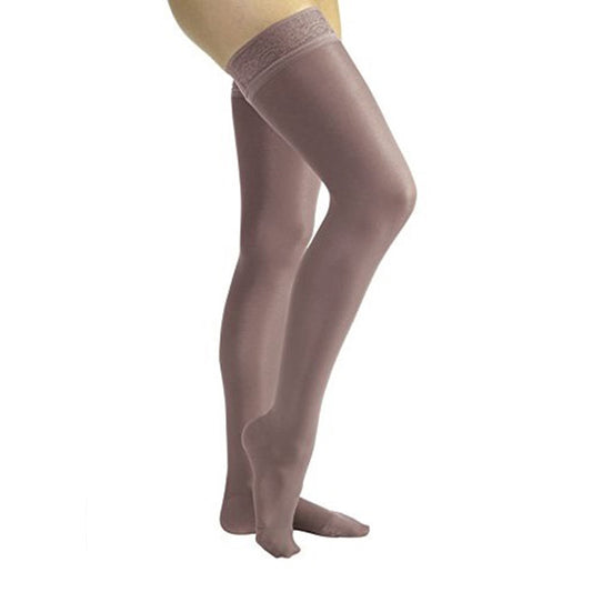 Jobst UltraSheer Thigh Highs w/Lace Band 15-20 mmHg - Jobst UltraSheer Closed Toe Thigh Highs w/ Lace Band  Anthracite