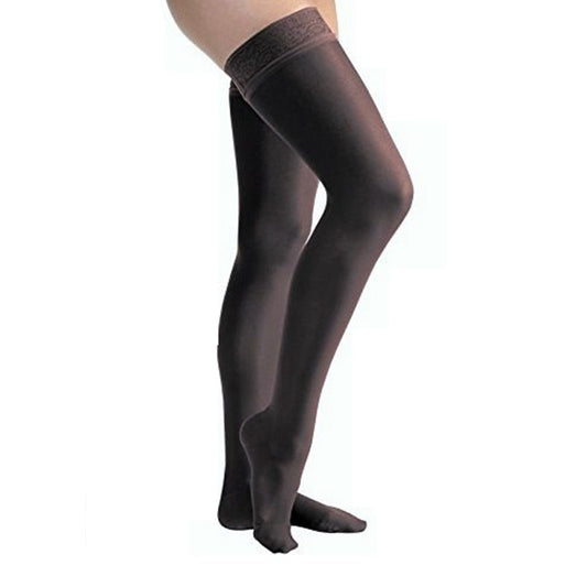 Jobst UltraSheer Thigh Highs w/Lace Band 15-20 mmHg - Jobst UltraSheer Closed Toe Thigh Highs w/ Lace Band  Black