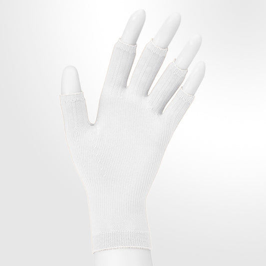 Juzo 2001 Soft Seamless Glove Left 20-30 mmHg - Juzo 2001 Soft Seamless Glove Left - 20-30 mmHg White