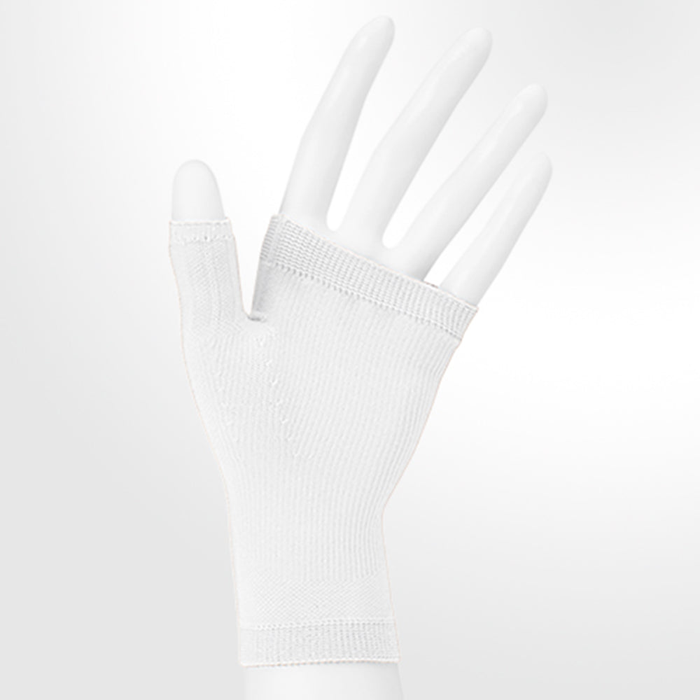 Juzo 2001 Soft Seamless Gauntlet Left - 20-30 mmHg White