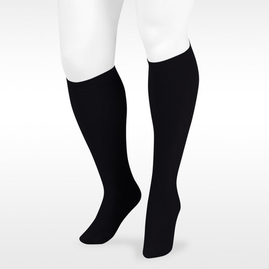 Juzo 3522 Dynamic Cotton Knee High Socks 30-40 mmHg - Juzo 3522 Dynamic Cotton Knee High Socks - 30-40 mmHg Black