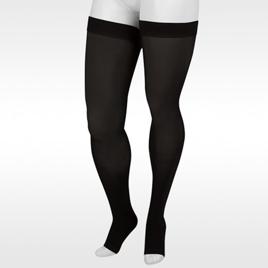 Juzo 4412 Basic Open Toe Thigh Highs w/Silicone Band 30-40 mmHg - Juzo 4412 Basic Open Toe Thigh Highs w/Silicone Band - 30-40 mmHgJuzo 4412 Basic Open Toe Thigh Highs w/Silicone Band - 30-40 mmHg