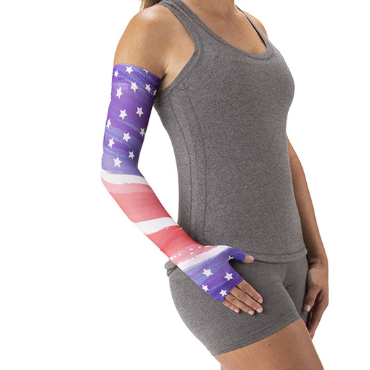 Juzo Soft 2000 Print American Modern Armsleeves 15-20 mmHg - Juzo Soft 2000 Print American Modern Armsleeves - 15-20 mmHg