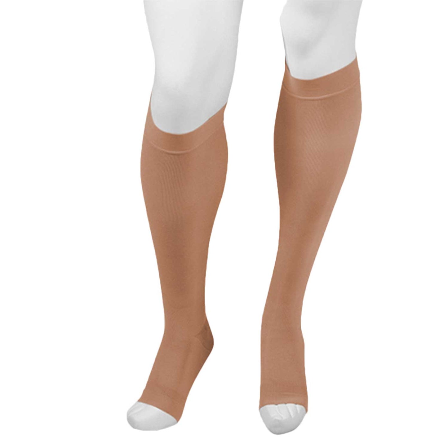 Juzo Assist 3611 Open Toe Knee Highs - 20-30 mmHg Beige