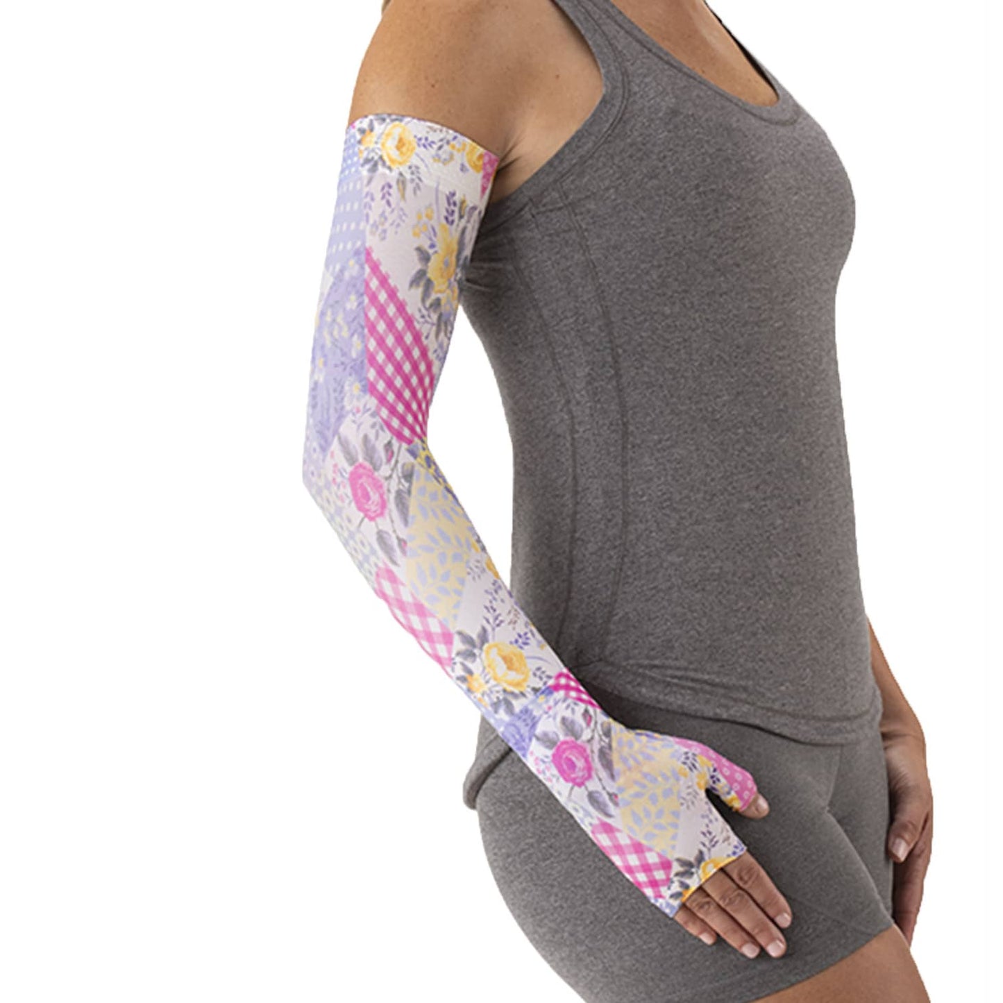 Juzo Soft 2000 Print Crazy Quilt Armsleeves - 15-20 mmHg