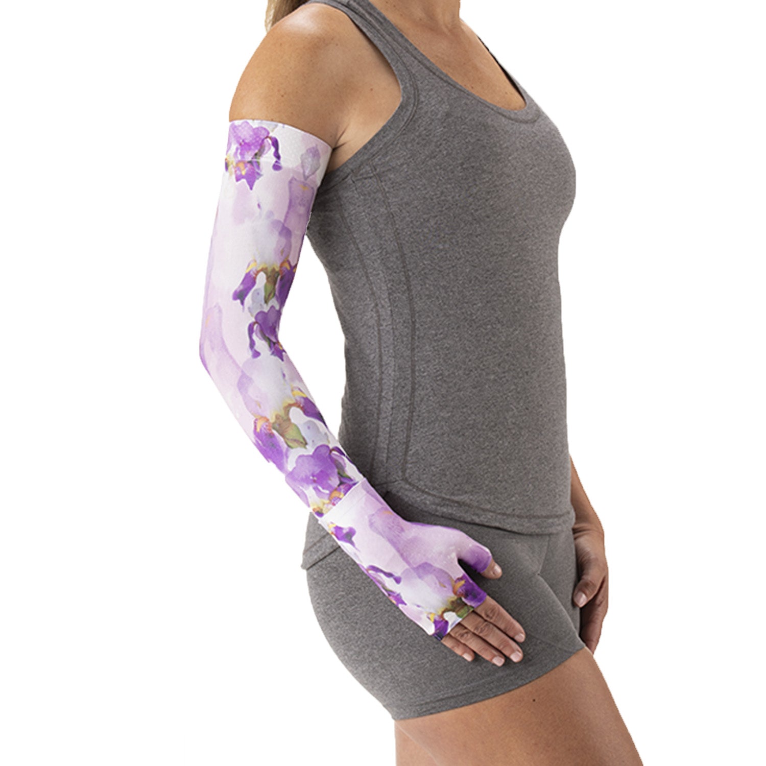 Juzo Soft 2000 Print Iris Armsleeves - 15-20 mmHg