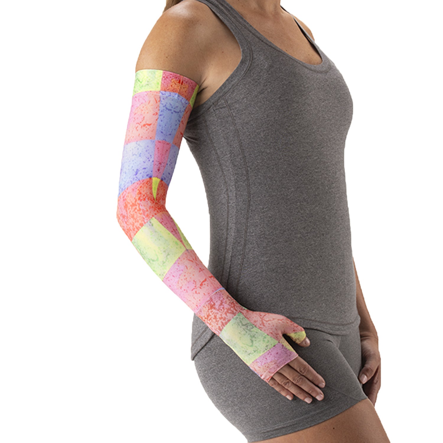 Juzo Soft 2000 Print Patch Quilt Armsleeve - 15-20 mmHg