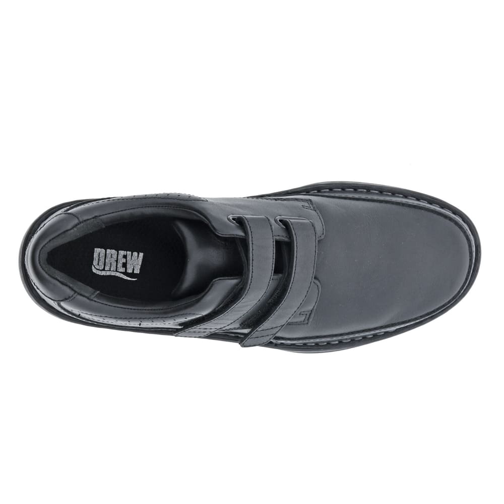 Drew Men's Mansfield II Casual Shoes Black | Ames Walker