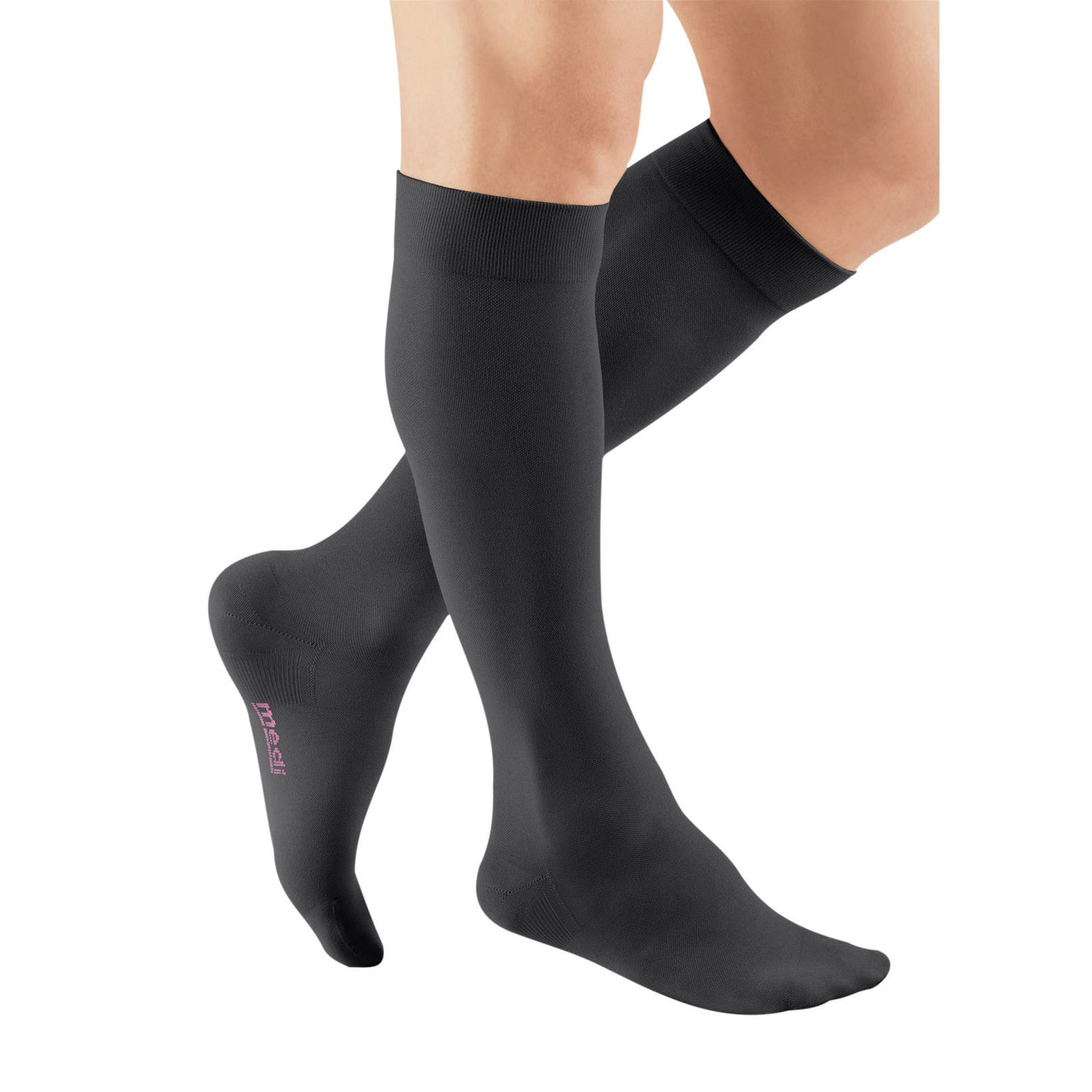 Medi Plus Closed Toe Knee Highs - 20-30 mmHg - Black