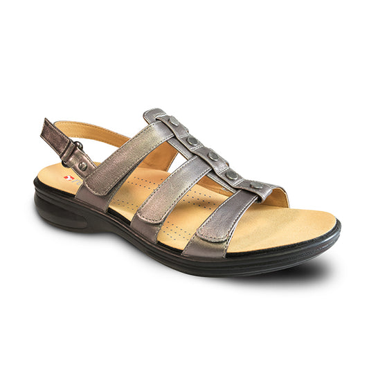 Revere Women's Toledo Backstrap Sandals - Revere Women's Toledo Backstrap Sandals Gun Metal