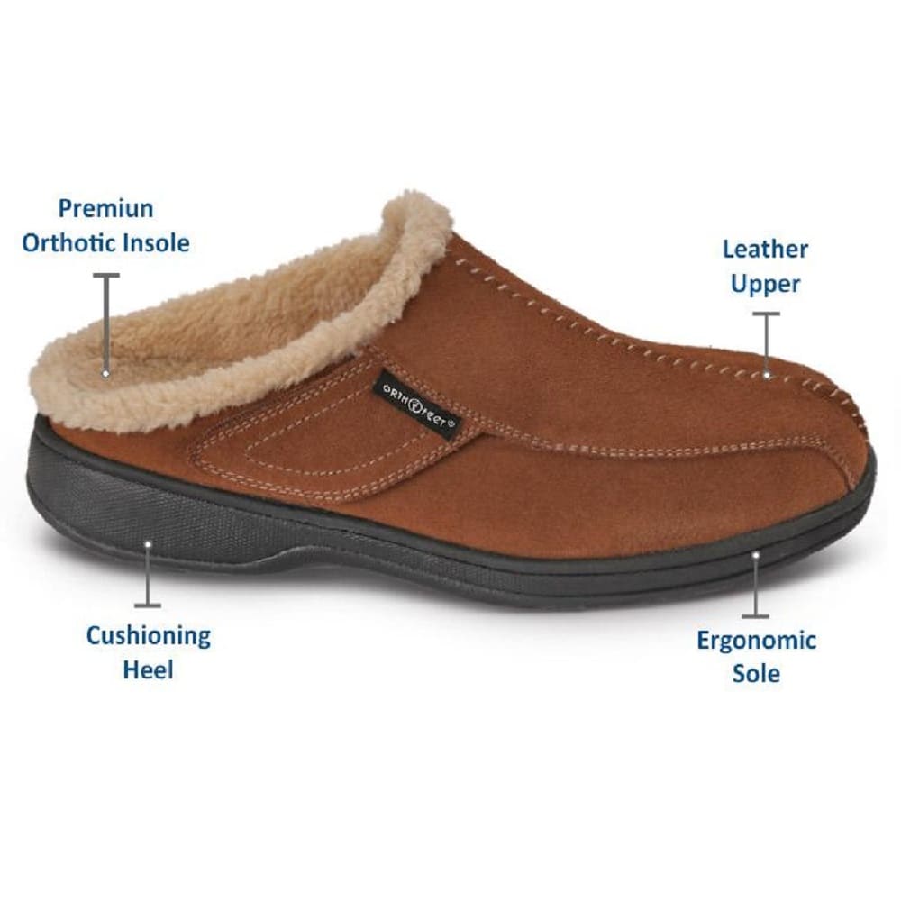 Orthofeet Men's Asheville Slippers