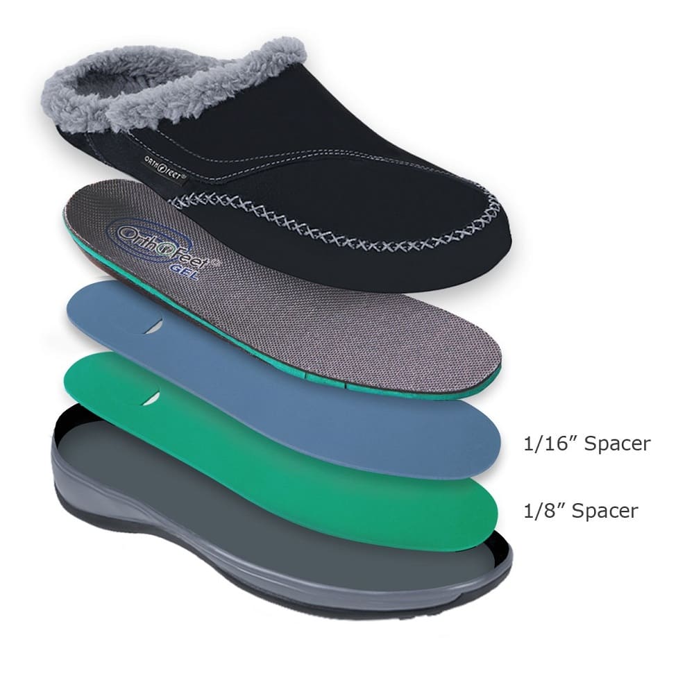 Orthofeet Women's Charlotte Slippers  Gel Inserts