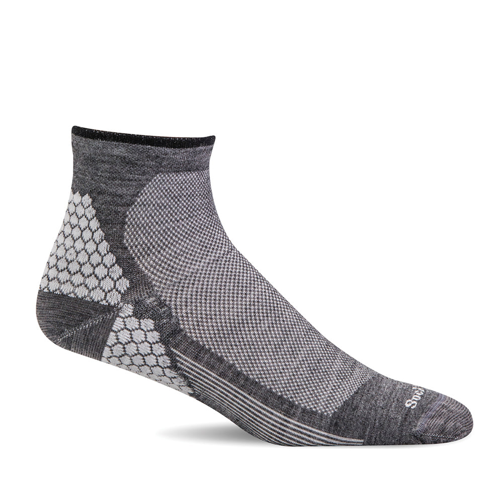 SockWell Men's Plantar Sport Quarter Socks