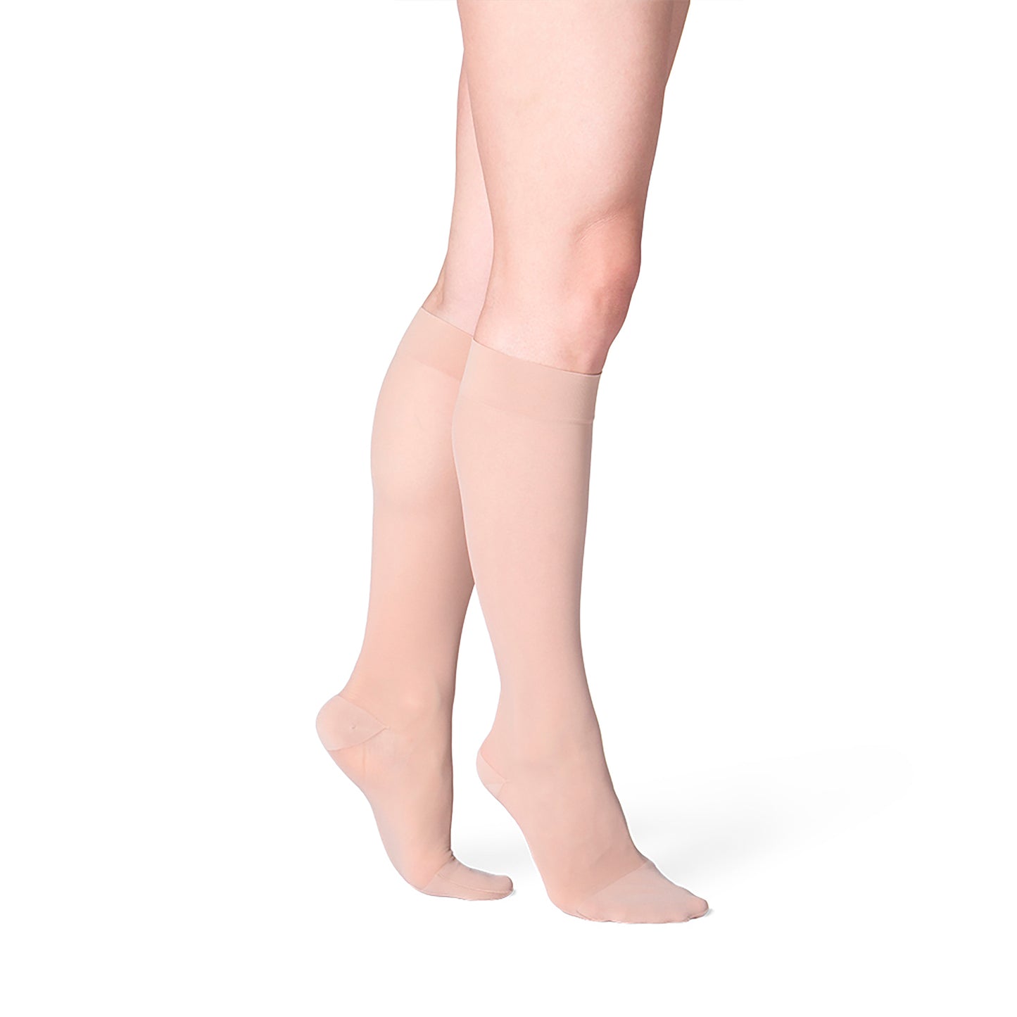 Sigvaris Style 781 Sheer Closed Toe Knee Highs - 15-20 mmHg Toasted Almond