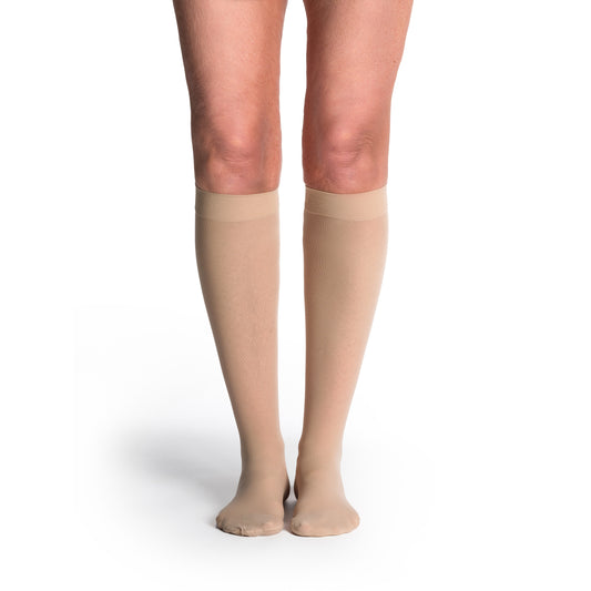 Sigvaris Style 781 Women's Sheer Knee Highs 15-20 mmHg - Sigvaris Style 781 Sheer Closed Toe Knee Highs - 15-20 mmHg Honey