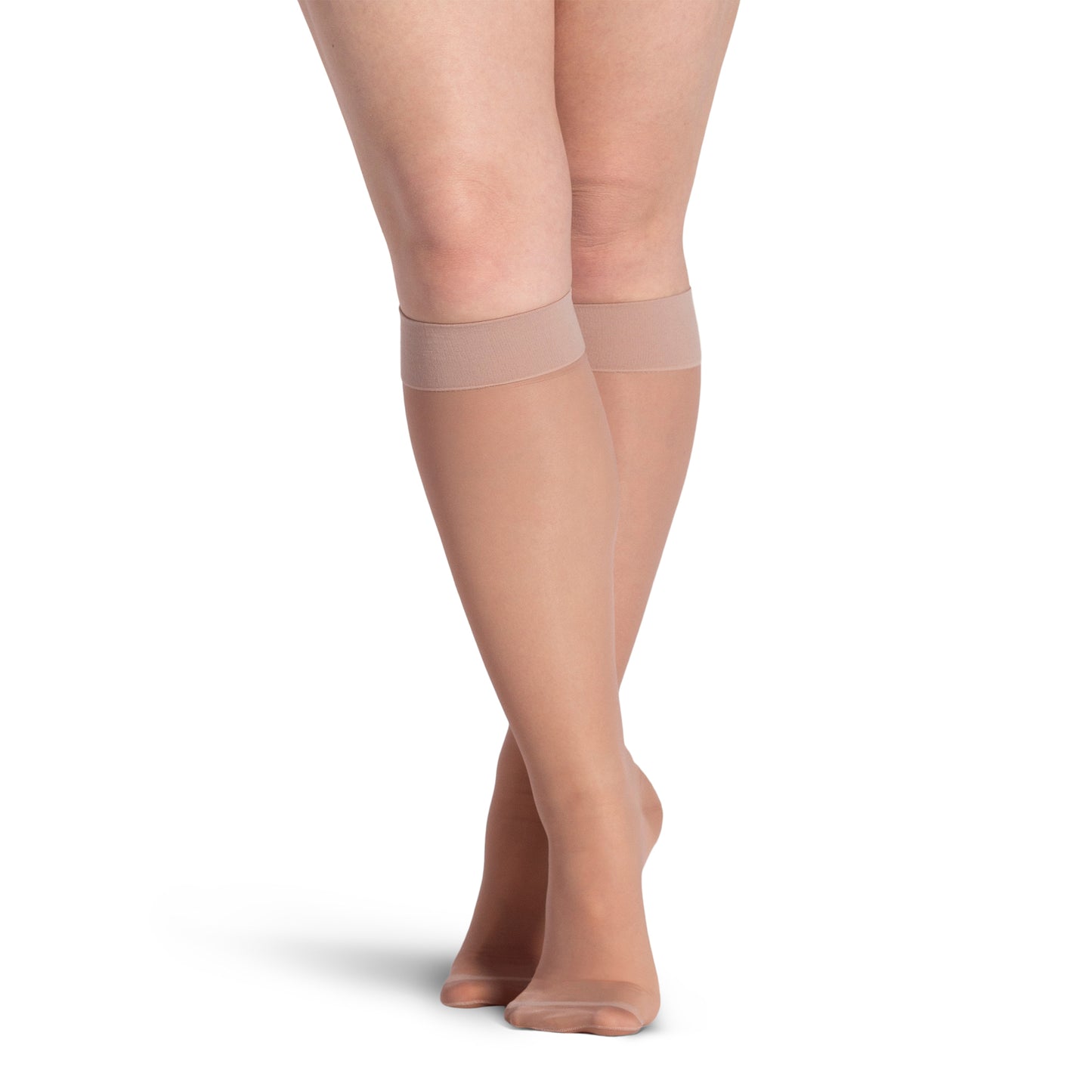 Sigvaris Women's Soft Sheer Trouser Knee Highs Beige