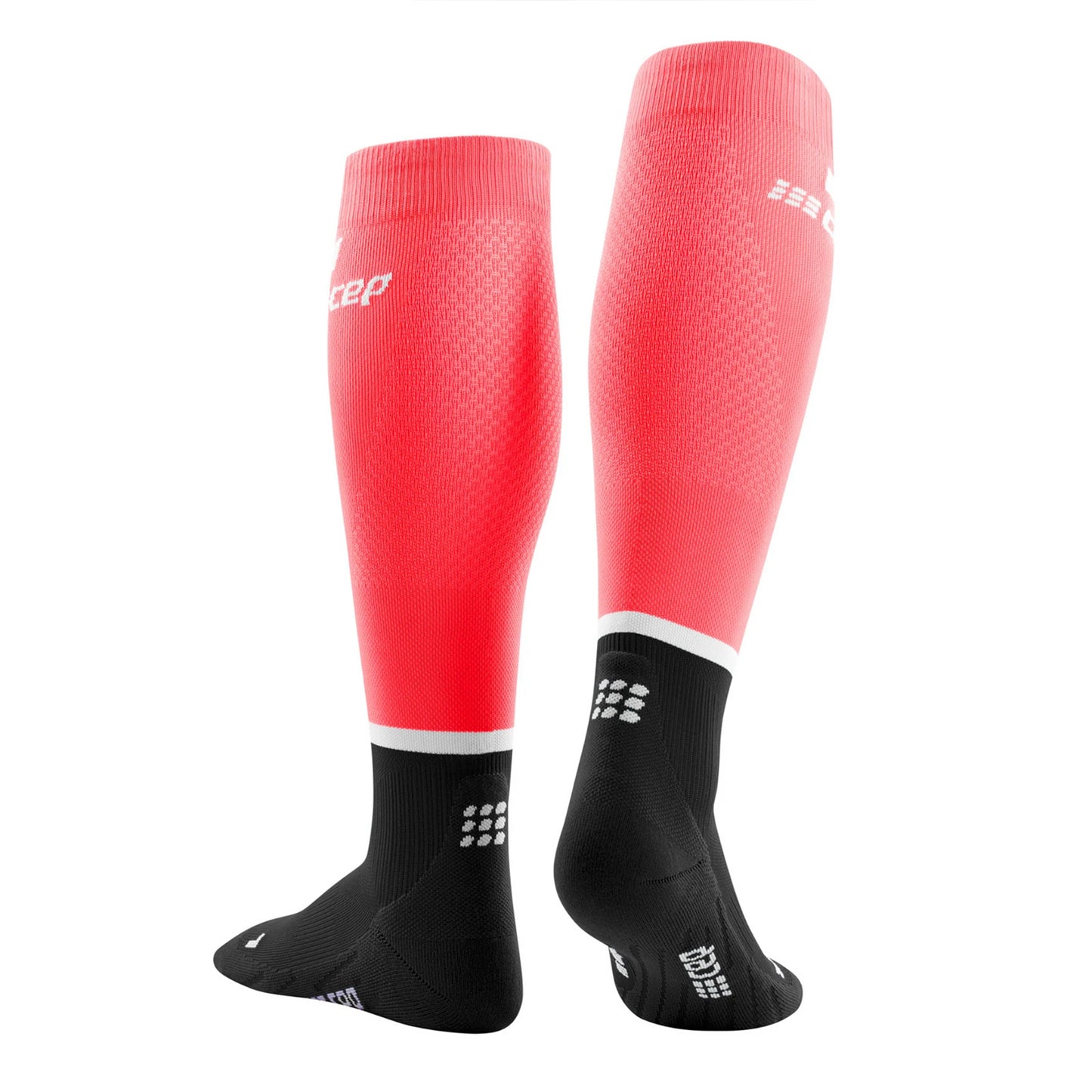 CEP Women's The Run Tall Compression Socks 4.0 Pink Black