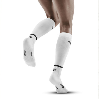 CEP Women's The Run Tall Compression Socks 4.0 White