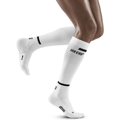 CEP Women's The Run Tall Compression Socks 4.0 - CEP Women's The Run Tall Compression Socks 4.0 White