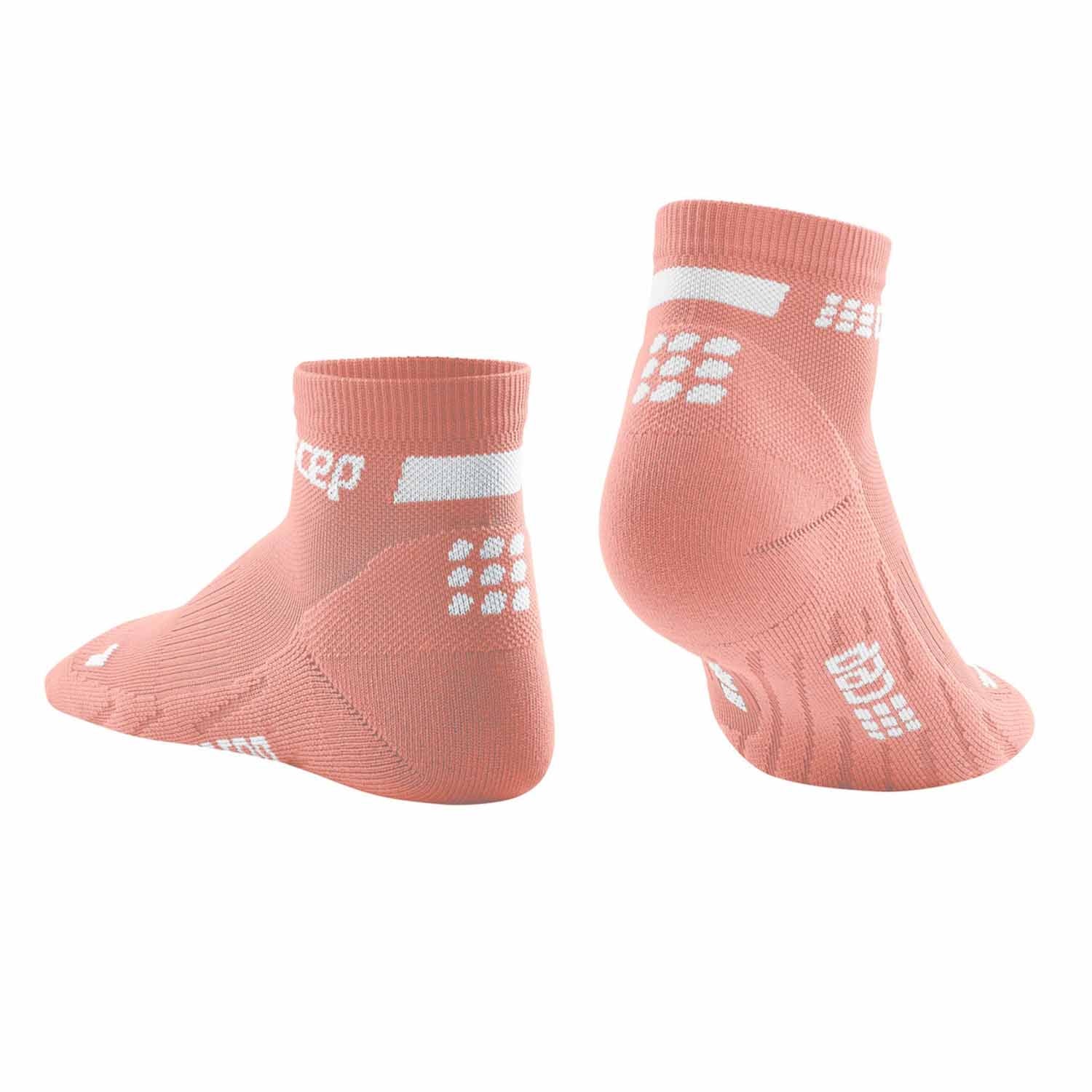 CEP Women's The Run Low Cut Compression Socks 4.0 Rose 