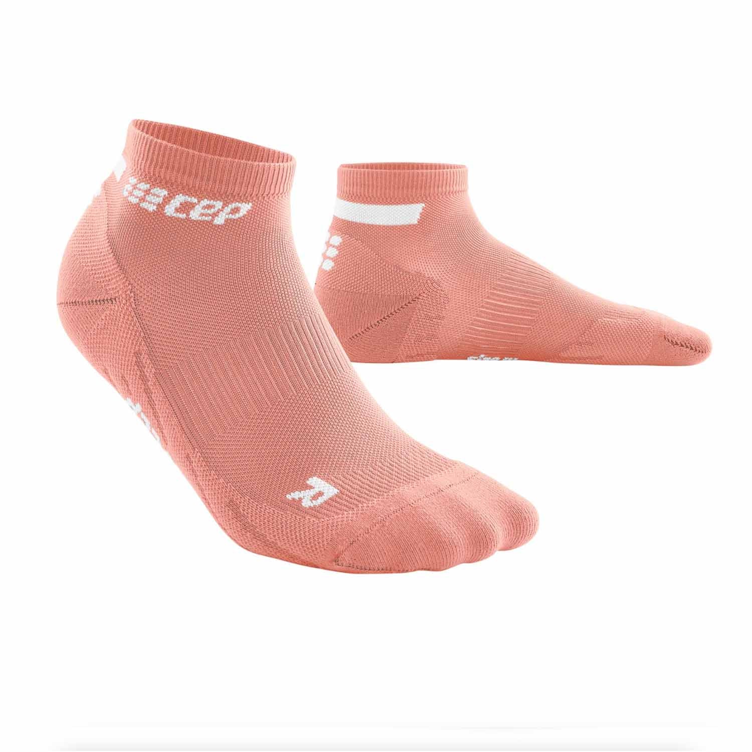 CEP Women's The Run Low Cut Compression Socks 4.0 Rose 