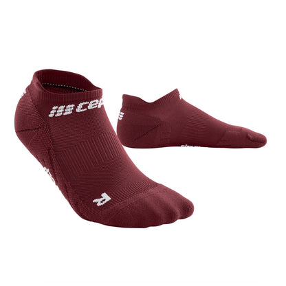 CEP Men's The Run No Show Socks 4.0 Dark Red