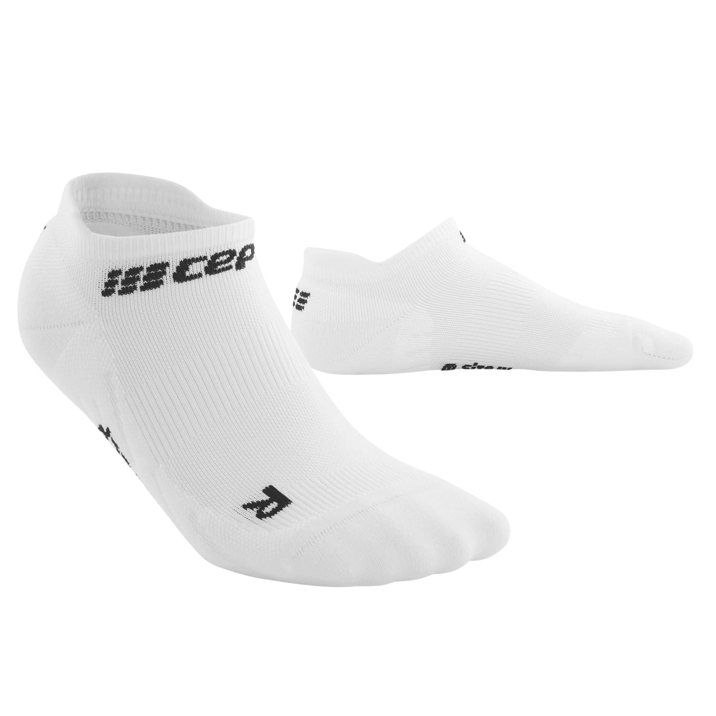 CEP Men's The Run No Show Socks 4.0 White