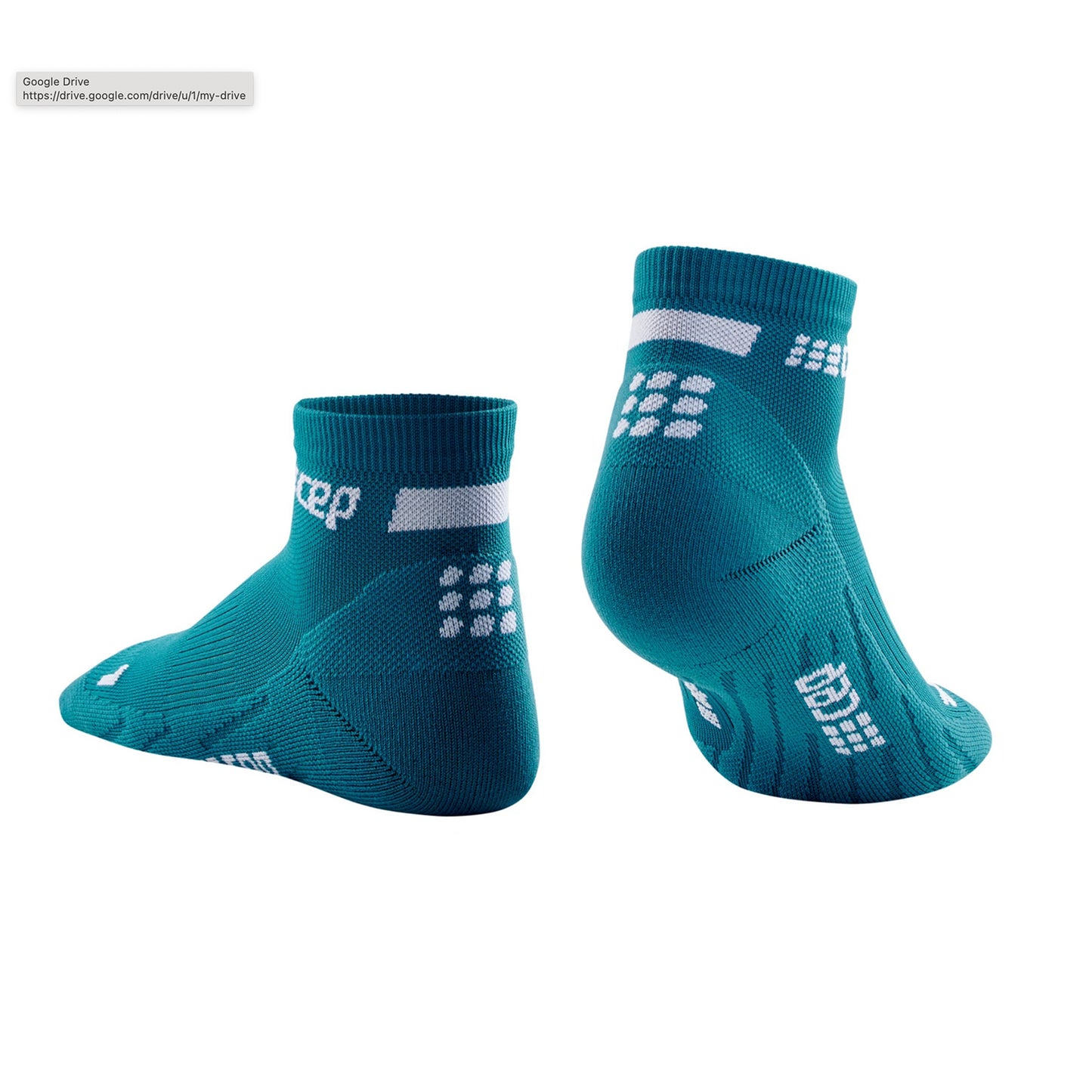 CEP Men's The Run Low Cut Compression Socks 4.0 Petrol