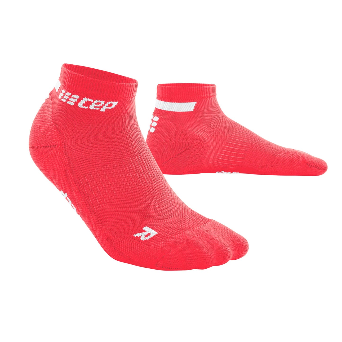 CEP Men's The Run Low Cut Compression Socks 4.0 Pink