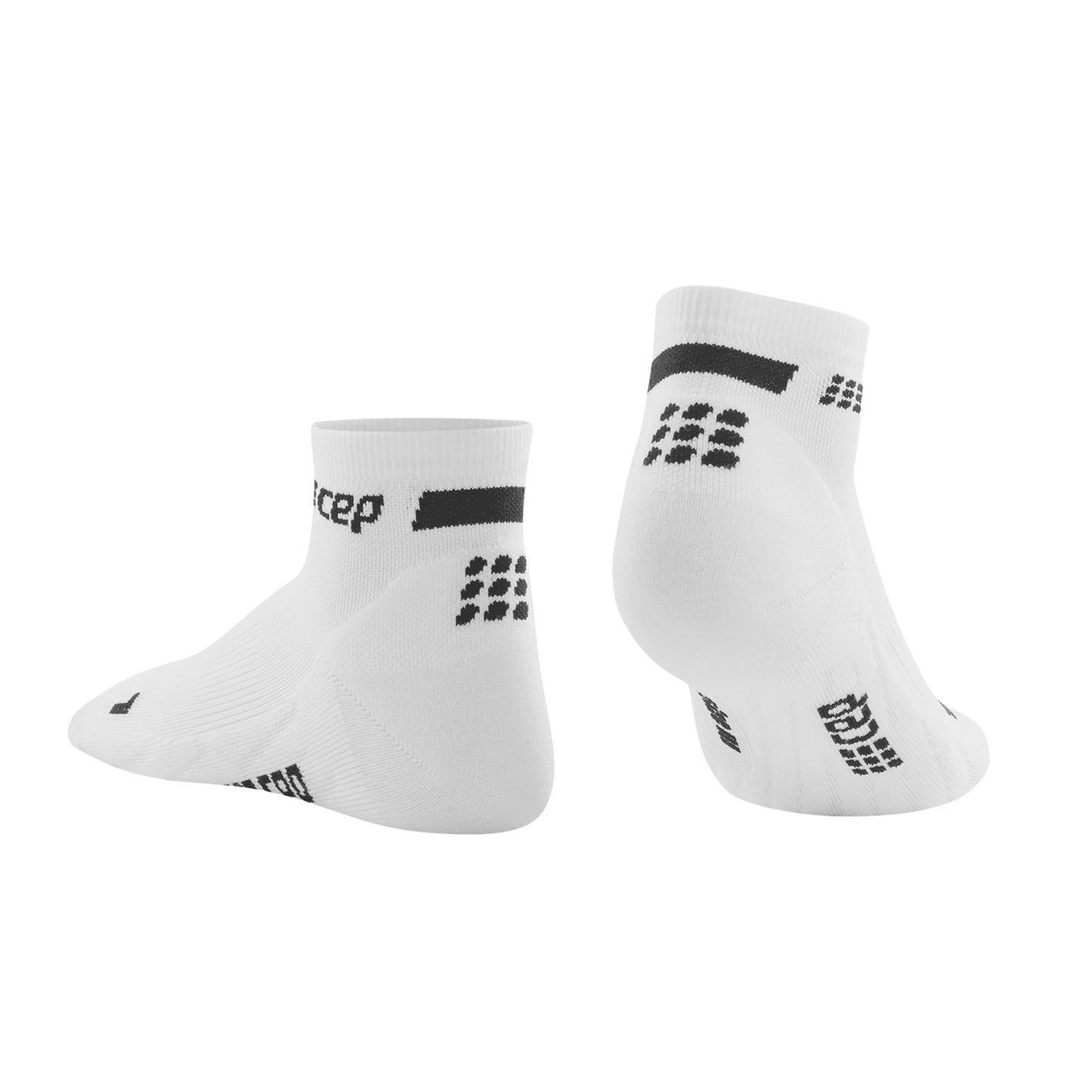 CEP Men's The Run Low Cut Compression Socks 4.0 White