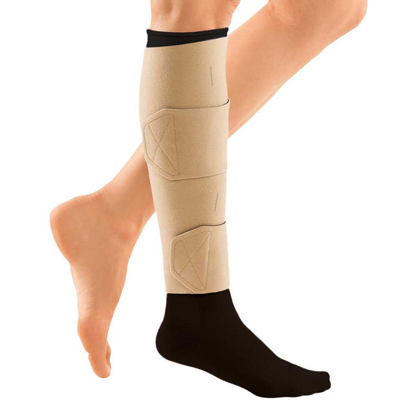 Ames Walker AW Style 707 Lymphedema Armsleeve w/Gauntlet - 20-30 mmHg Firm  Compression, Natural Small - Manage Edema Swelling Post Mastectomy