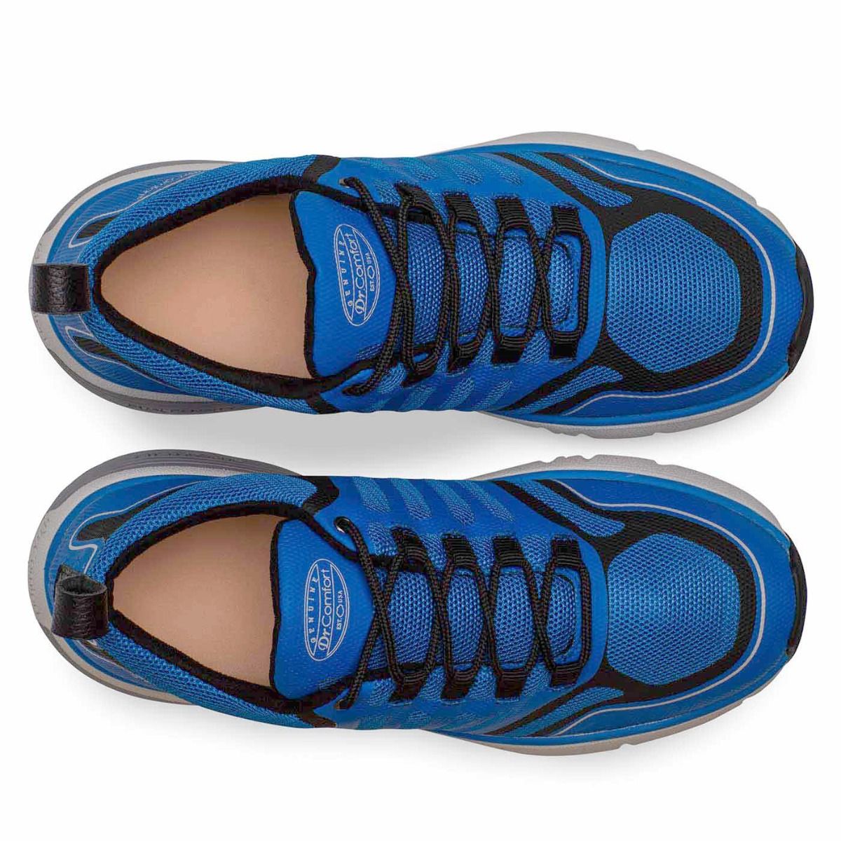 Dr. Comfort Men's Gordon Athletic Shoes Blue top