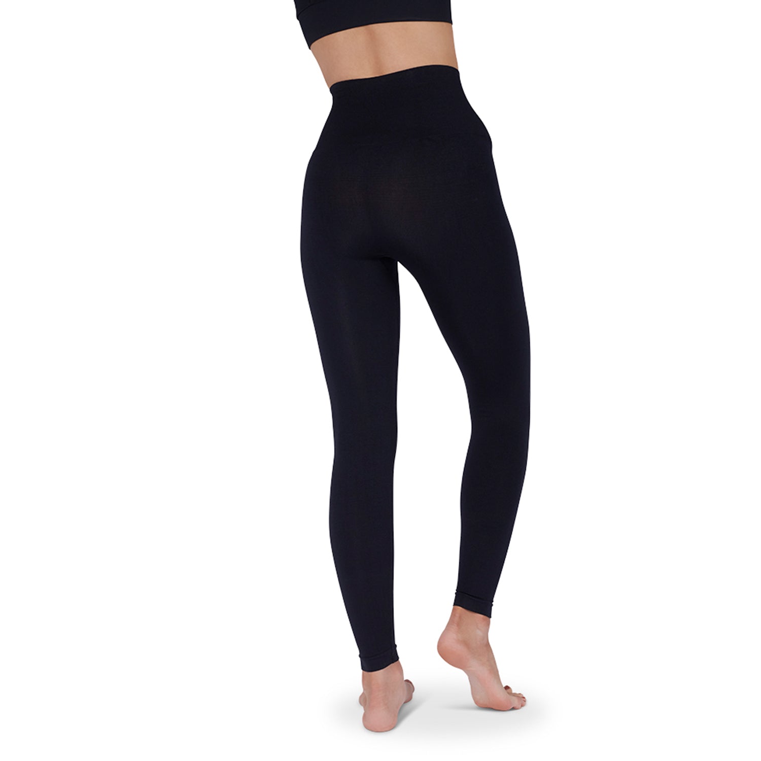 Medi Comfort Sculpt Leggings - 15-20 mmHg Black Back