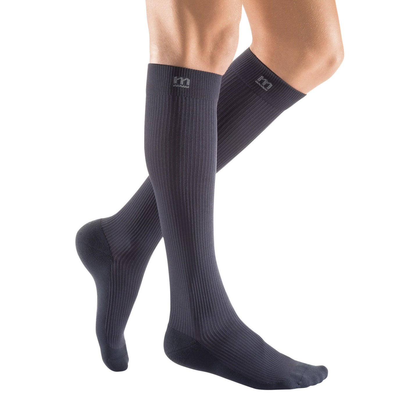 Medi Active Men's Closed Toe Knee Highs - 15-20 mmHg -Navy