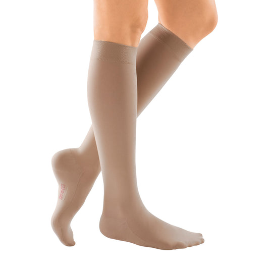 Mediven Comfort Knee Highs 15-20 mmHg - Medi Comfort Closed Toe Knee Highs -15-20 mmHg - Natural 