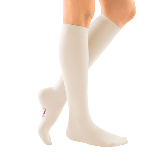 Mediven Comfort Knee Highs 15-20 mmHg - Medi Comfort Closed Toe Knee Highs -15-20 mmHg -Wheat