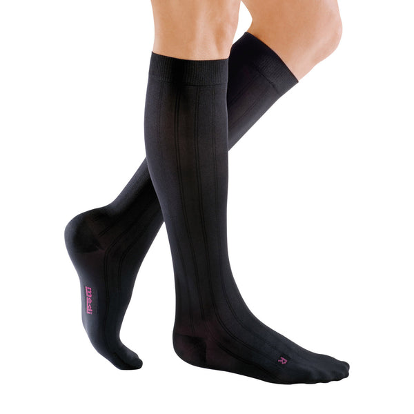 medi Mediven Elegance KKL 1 AD Normal without adhesive side open lace  Knee-Length Socks Size:I : : Health & Personal Care